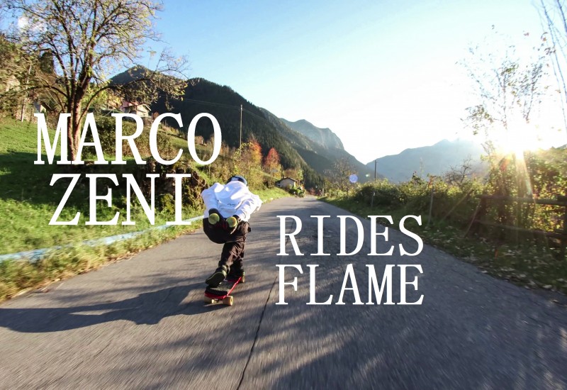 Marco Zeni rides Flame